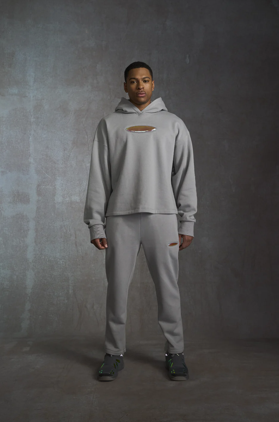 741 Hoodie - Grey Nebula