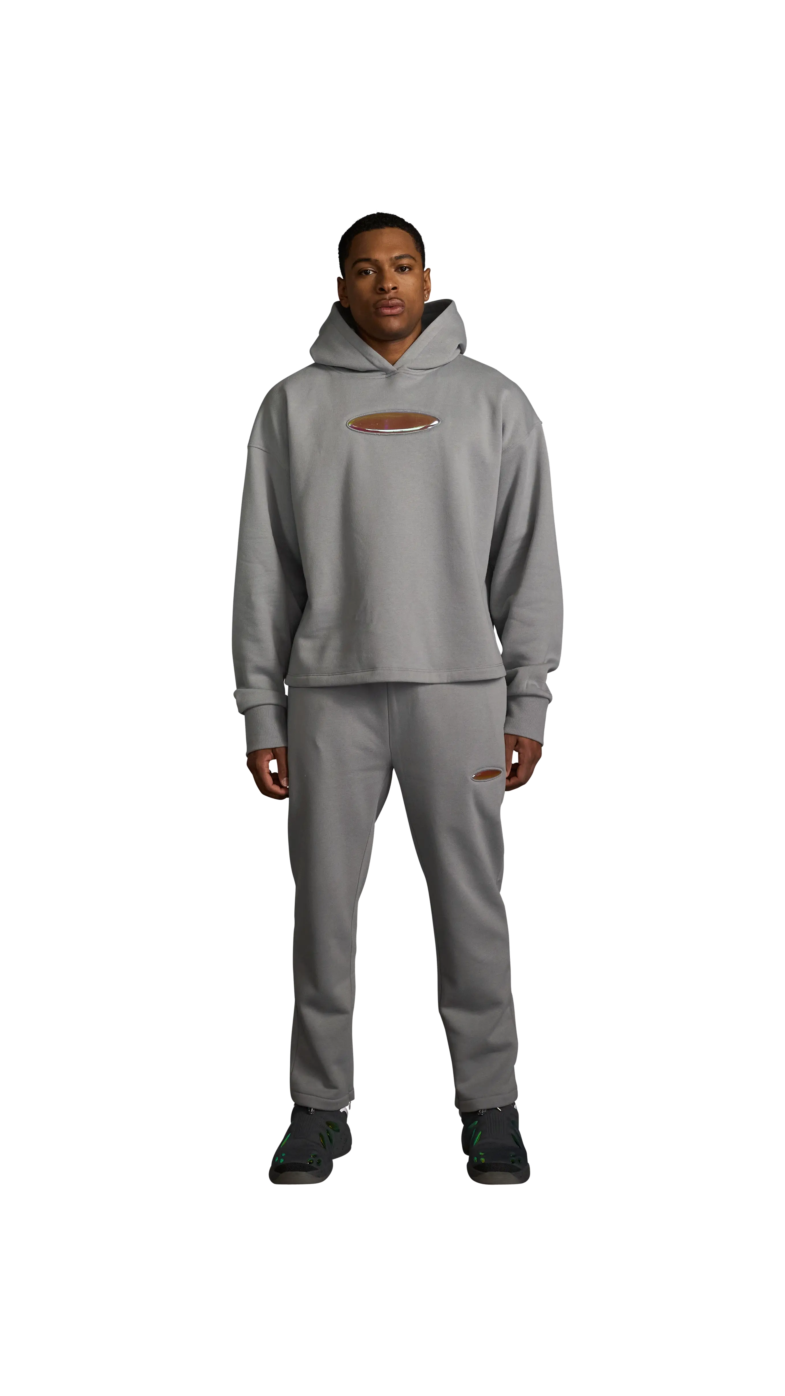 741 Hoodie - Grey Nebula - Image 2